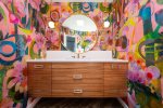 Freshen Up in The Colorful Powder Room